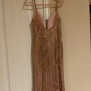 .Gorgeous formal gown or prom dress